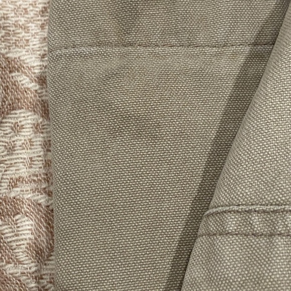 N5-ORVIS Classic Khaki Flat Front Heavy Cotton Canvas Pants - Picture 14 of 16